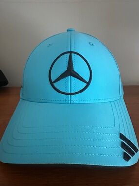 adidas Light Blue Men’s Baseball Cap with Black Logos